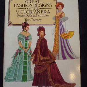 1987 Great Fashion Designs Of The Victorian Era Paper Dolls Unused/Uncut